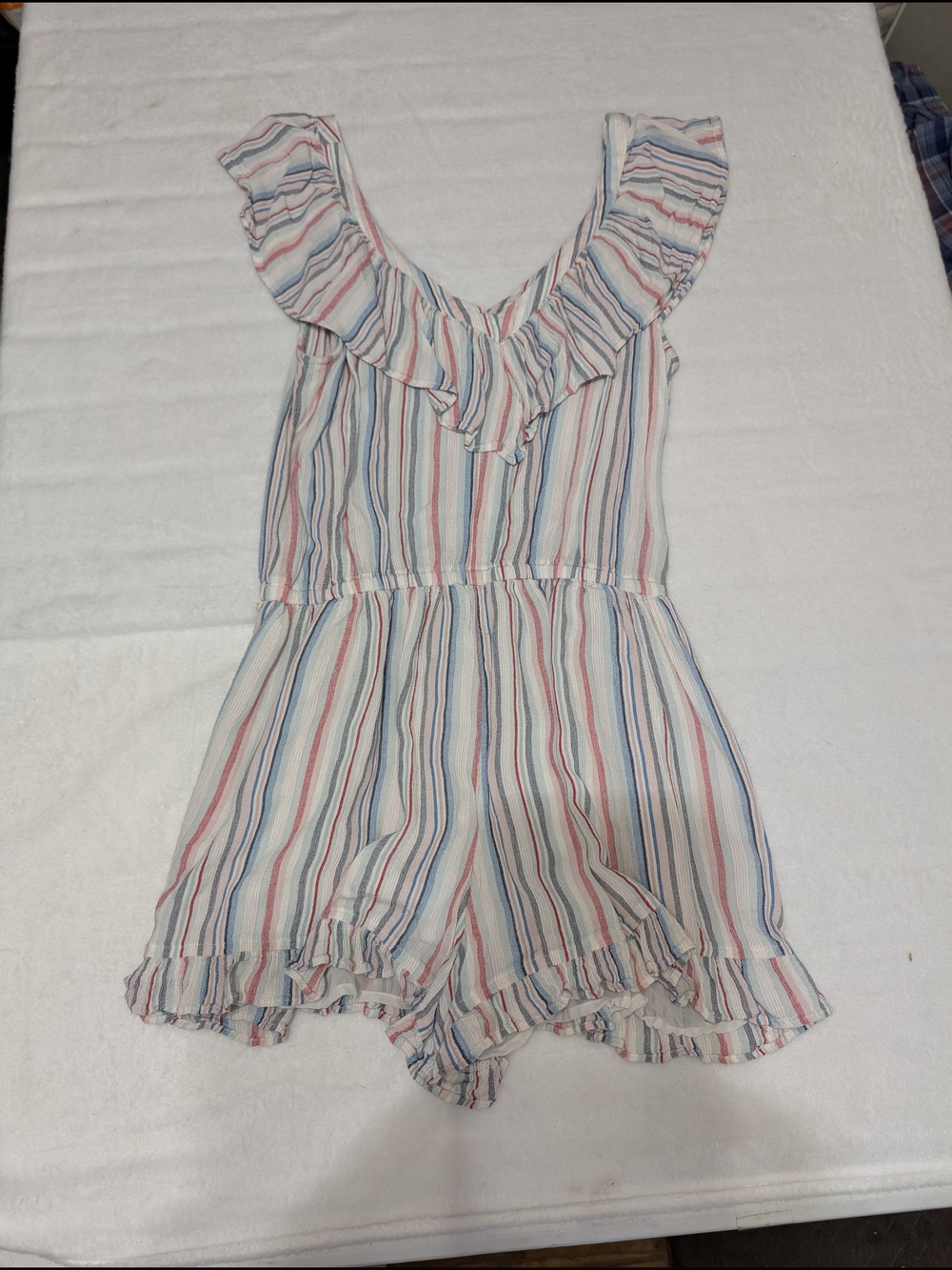 American Eagle Red, White And‎ Blue Romper Size Medium Fesitive Holiday